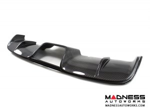 FIAT 500 Rear Diffuser - Carbon Fiber - Center Exit